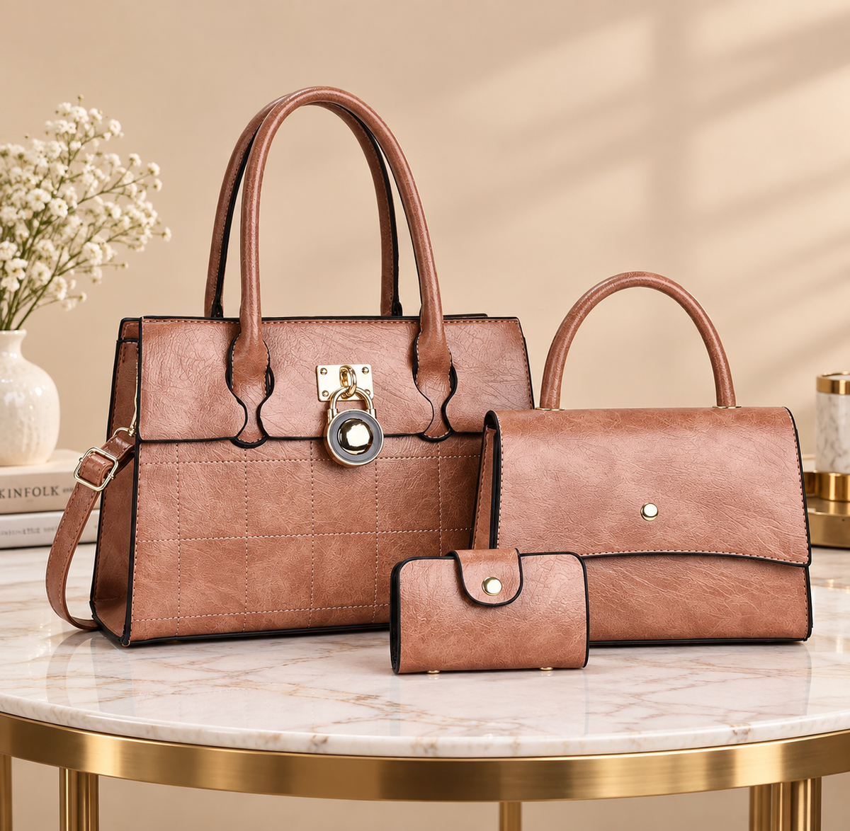 Sac à main:triple