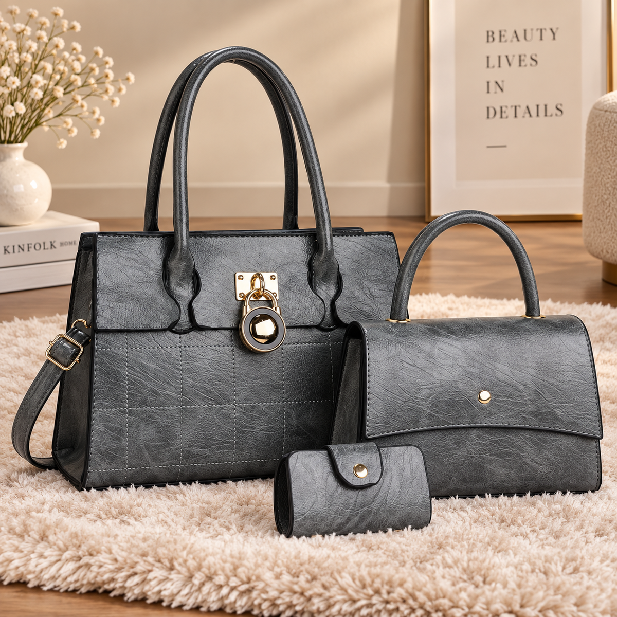 Sac à main:triple
